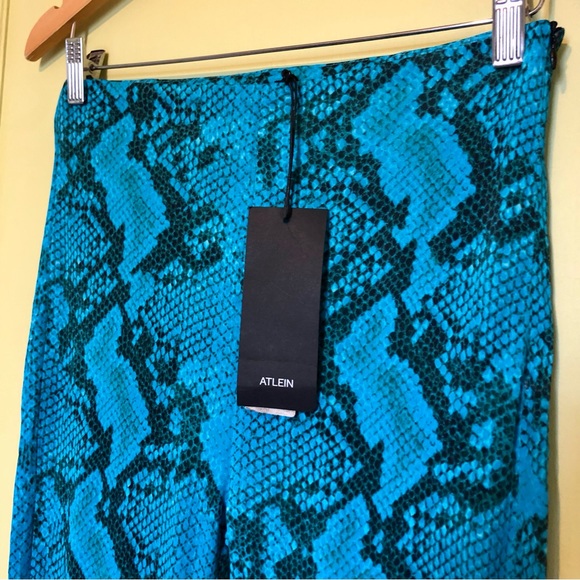 ATLEIN Designer Blue Snake Print Trousers from SSENSE - Size Small - Picture 5 of 7